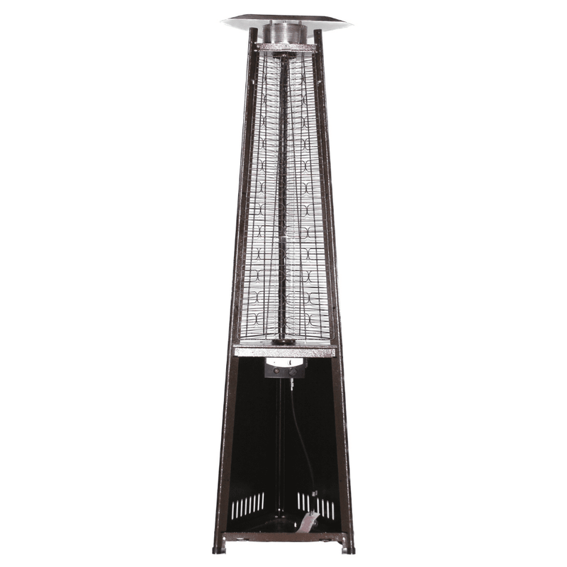 RADtec 93-Inch Tall Antique Bronze Pyramid Propane Patio Heater 93-PYR-FLM-AB