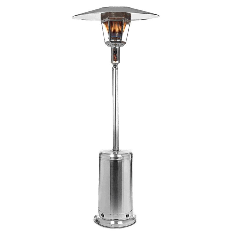 RADtec Real Flame 96-Inch Tall Stainless Steel Propane Patio Heater RF1-MT-STN-STL