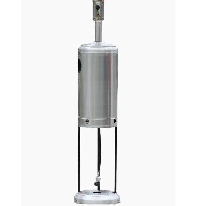 RADtec Real Flame 96-Inch Tall Stainless Steel Natural Gas Patio Heater 96-NTR-GAS-SS