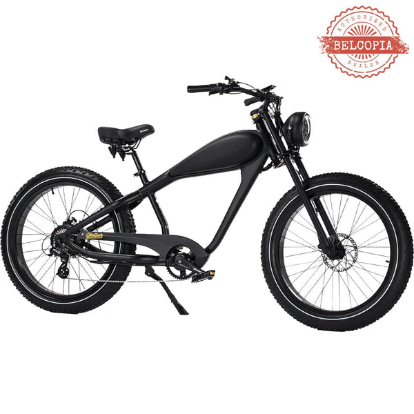 ReviBikes Cheetah Plus BAFANG 750W Motor Café Racer Electric Cruiser Bike - ePower Go