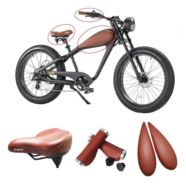 ReviBikes Cheetah Plus BAFANG 750W Motor Café Racer Electric Cruiser Bike - ePower Go